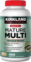 KIRKLAND Signature Adult 50+ Multi Vitaminas & Minerales, 400 Tabletas (2 Pack)