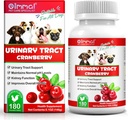 Cranberry for Dogs, 180P Cranberry Urinary Tablets for Dogs - Supports Bladder Infection, Urinary Tract, Bladder Stone &amp; Dog UTI, Pet Supplement Treats for Dogs, Chicken Flavor - 180P Tablas Chewable