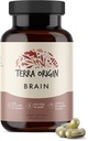 Terra Origen, Suplemento Cerebro Saludable, Capsules, 30 Servimientos, con CDP Choline, Ginkgo Biloba Extracto, y Bacopa - para la mente sana, mejora la memoria, el recuerdo y la función