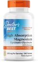 Doctor's Best High Absorption Magnesium Elemental, 240 Count