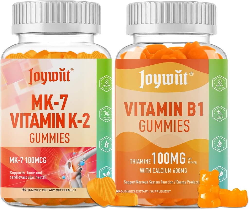 Vitamina B1 Gummies y vitamina K2 MK7 Gummies