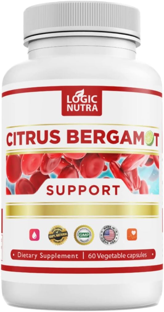 Citrus Bergamot Complex 1000mg Serving (2 Caps) — Contiene Citrus Bergamonte Extracto 10:1 – Citrus Bergamia Patented Blend - Vegan and Non-GMO — 60 cápsulas