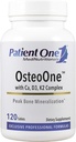 Pacientes One OsteoOne tóxico Suplemento para apoyar la salud ósea y la absorción de calcio* tóxica con calcio, vitaminas D3 y K2 y más latitud 120 Tablets