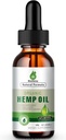 Aceite de cáñamo Orgánica Premium - Fuerza máxima - 100% Natural gotas de cáñamo Tintura - Aceites de cáñamo con Vegan