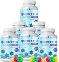 Quercetina Gummies - Quercetina con bromelaina Vitamina C + Zinc Vitamina D3 – Quercetina Chewable 900mg Suplementos - Quercetina para niños y adultos (6)