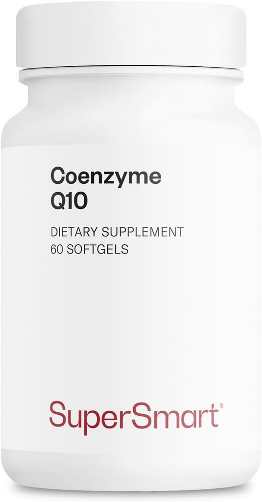 Supersmart - Co-Enzyme Q10 (CoQ10) 90 mg por día - Ubiquinol Suplemento con Tocopherols &amp; Vitamin E Silencio Non-GMO &amp; Gluten Gratis - 60 Softgels