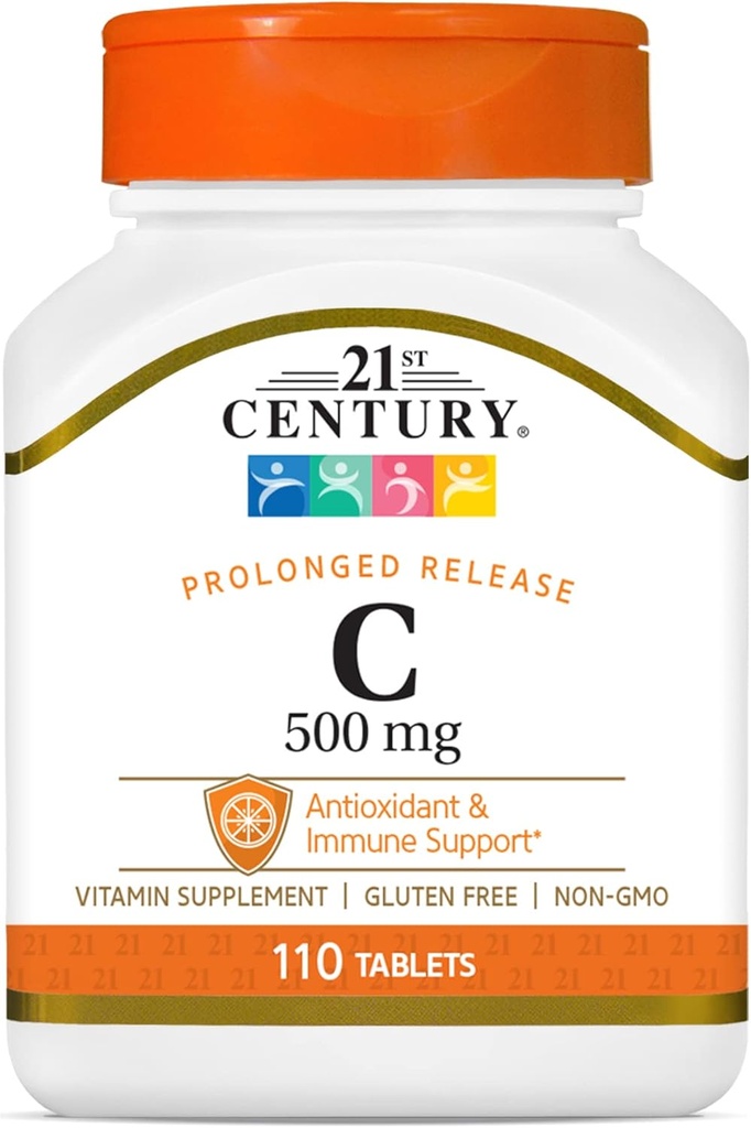 Siglo 21 C 500 mg Tablas de liberación prolongadas, 110 conteo (21190)