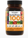 SuperFood 100 del Dr. Schulze - Suplemento de Superalimentos diarios para apoyar el bienestar general - Mutivitamin Support for Cellular Nutrition &amp; Energy - Clean Ingredients - Gluten-Free &amp; Dairy-Free - 90 Count