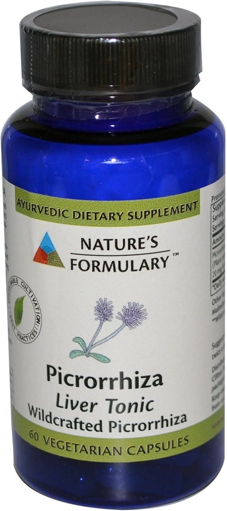 Fórmula Picrorrhiza Vegetarian Capsules, 60 Conde