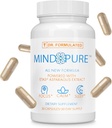 Suplemento de enfoque para el bienestar mental, suplementos cerebrales para la memoria y el foco, suplemento de sueño para hombres &amp; mujeres, Enriquecido con ETAS, Thiamine, B12 &amp; Más, 30 cápsulas/30-Day Supply...