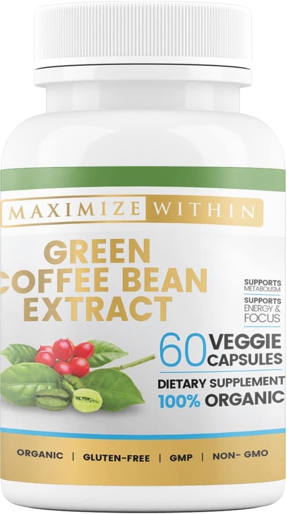 Maximizar dentro del extracto de grano de café verde, 60 ct