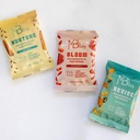 Happy Hormone Bars l Protein Cycle Syncing Bares with Organic Ginger l Promotes Hormone Balance l Supports Fertility, Egg Quality, PMS & Sperm Health (28 pack, Cycle Sync Stack (5 chai spice, 9 cereza, 14 nuez cacao))