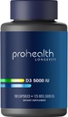ProHealth Vitamin D3 5000 UI (5000 UI, 100 cápsulas)