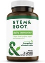 Stem & Root Daily Immunity Herbal Supplement with Zinc, " BeniCaros - Supports a Healthy Immune System - Powered by Plants, 30 Pack
