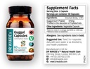 Capsulas Guggul de DR WAKDE (Mirra de Mukul, Commiphora Mukul, 60 caps de Veg, Suplemento de base vegetal, hierba ayurvédica, todo natural, vegano)