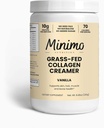 Crema de colágeno de grano, vainilla, 10g de colágeno de grano, sin aceites de semilla o azúcar añadido - Cabello, piel, uñas, &amp; soporte conjunto, 8,5 oz.