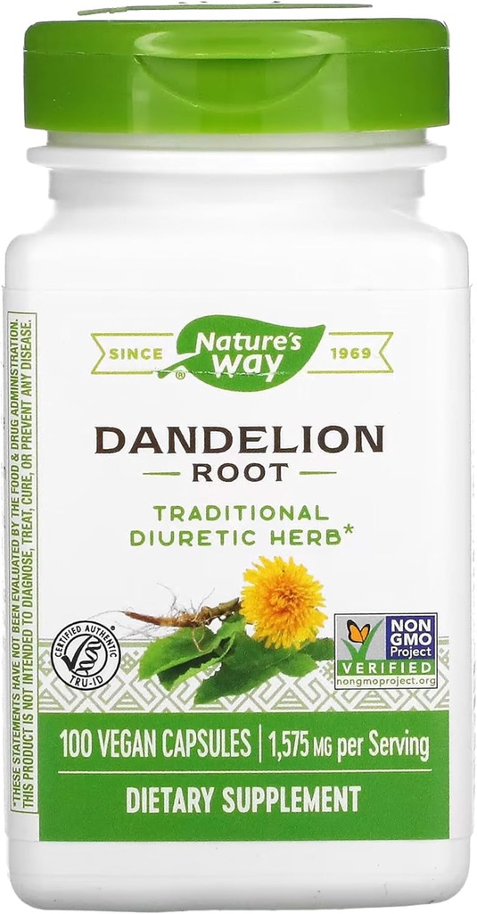 Camino de la naturaleza Dandelion Root - 100 Conde