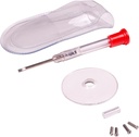 Kit de reparación de vidrios Apex - Kit de reparación de anteojos con pequeño tornillo, tornillos de anteojo, vidrio de aumento, guía de tornillo, " bolsa de almacenamiento - Kit universal de reparación de anteojos para lectura de vidrios, " Gafas de sol