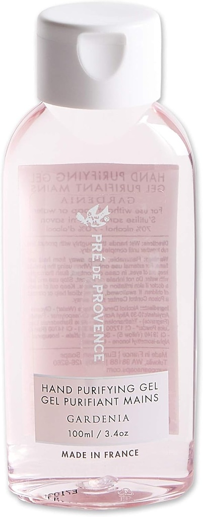 Pre de Provenza Advanced Alcohol Based Hand Sanitizer, Gardenia, 3.4 Fluid Ounces