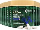 NAD Supplement, NAD Nicotinamide Riboside 900 Mg for Men and Women, Liposomal NAD+ Suplemento con Nicotinamide Riboside, Resveratrol " Quercetin, Energy, Boost NAD+, 900 cápsulas