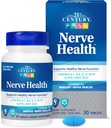 21st Century Nerve Health Tablets (30 conde), Alpha Lipoic Acid 300mg, B1, B6, &amp; B12 Vitaminas para Nerve Function Support, Antioxidant ALA Supplement, Gluten Free. Non-GMO, & Vegan