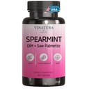 VINATURA Spearmint Leaf Capsules Supplement - Enhanced with DIM & Saw Palmetto, for Unwanted Hair, Women' Health & Skin *USA made & Tested* - 1380mg/serving, 60 cápsulas (30 servidos)