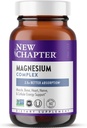 New Chapter Magnesium Complex Supplement, 325mg with Magnesium Glycinate + Sea-Sourced + Fermented Forms for Heart, Bone, Nerve, Muscle & Cellular Energy, 100% Vegan, 60 Tablets