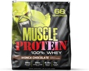 COLOSSAL LABS Muscle Protein Whey Powder [5 lbs/Pack of 1] – Filtro frío, 25g Proteína pura, 6.6g BCAAs (Packaging May Vary) (5LB, Chocolate)