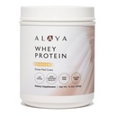 Alaya Naturals - Grass Fed Whey Protein Powder - Vanilla Flavor, All Natural, Hormona Gratis - 20g Protein per Serving - Non-GMO, rBGH Gratis, Gluten Free - Great Source of BCAA
