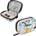 Cajas de píldoras Dinosaurio Bolsa Dino blanco Caja de píldoras Organizadores 7 días Medicina Container Caso Suplemento Holder