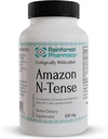 Rainforest Pharmacy N-Tense Soursop Graviola Capsules 500mg  Wildcrafted Graviola Plus 7 Rainforest Herbs to Supports Normal Cellular Health Tortura 120 Vegetarian Capsules