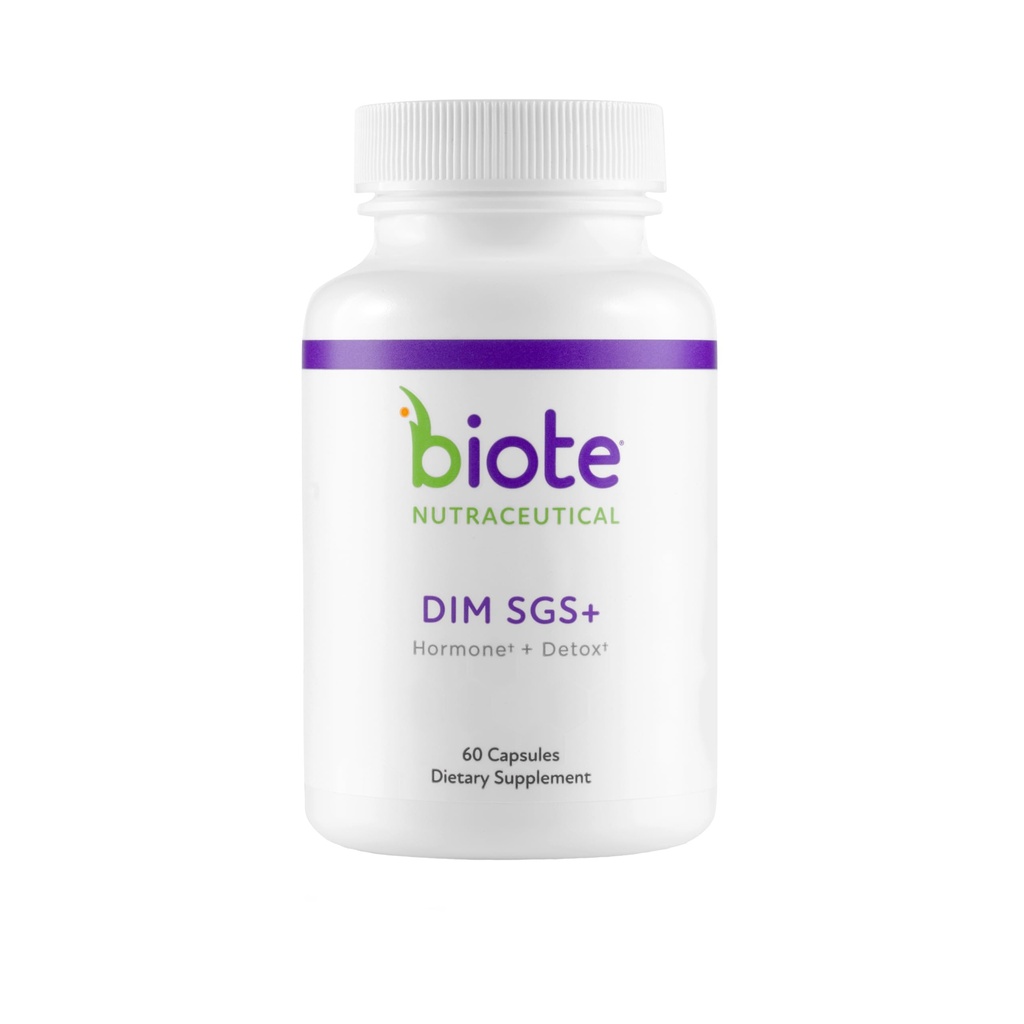Biote Nutraceuticals - DIM SGS + - Hormona + Detox (60 cápsulas)