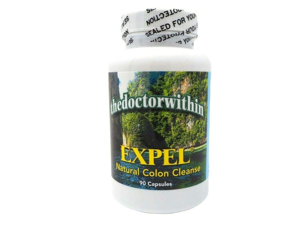 EXPEL - Herbal Digestive Support " Colon Cleanse Supplement ← Natural Detox Formula ← Soporta la regularidad " Gut Health ← 90 Capsules