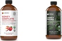 Productos naturales completos Riñón completo 16oz & Orgánica Chanca Piedra Concentrate &amp; Extract 16oz Bundle