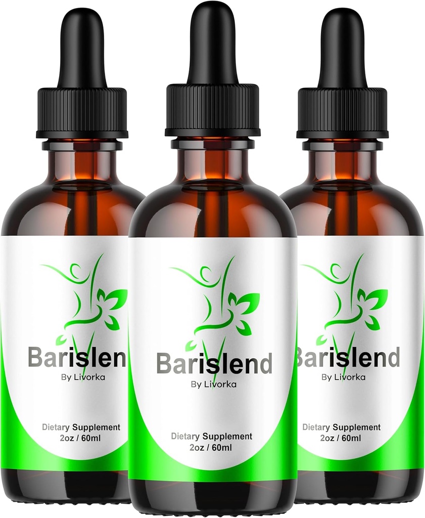 (3 Pack) Barislend Drops, Barislend Liquid, Official Barislend Liquid Drops, Barislends Advanced Liquid Drop Formula, Barislend Drop Suplemento Premium Liquid Supplement Support, 3 Bottles For 3 Month