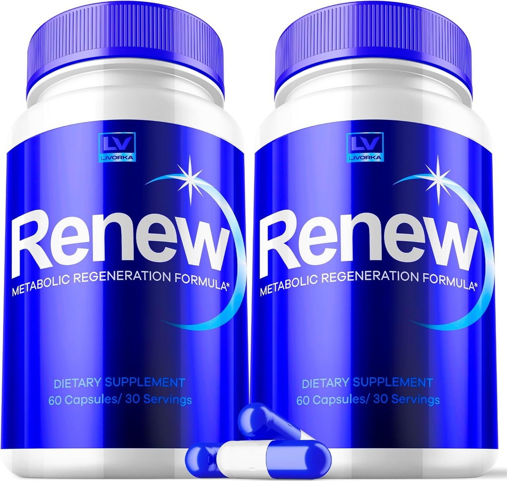 2 Pack - Renew, Renew Capsules, Renew Pills, Renew Capsules Advanced, Renew Maximum, 120 Capsules por 2 meses