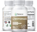 L-Tryptophan 250mg, 90 Veg Capsules - Suplemento para el descanso &amp; relax