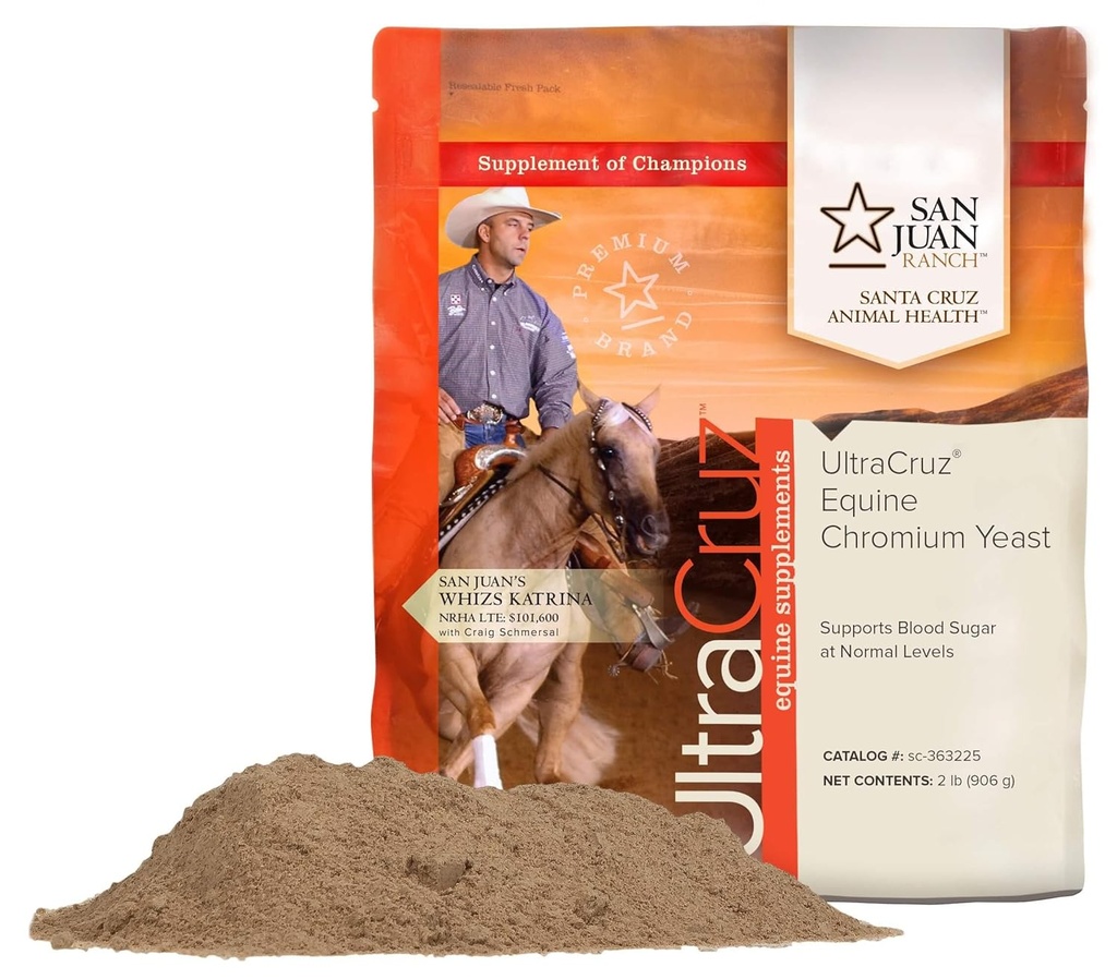 UltraCruz - sc-363225 Equina Chromium Yeast Suplemento para Caballos, 2 lb, Polvo (454 Day Supply)