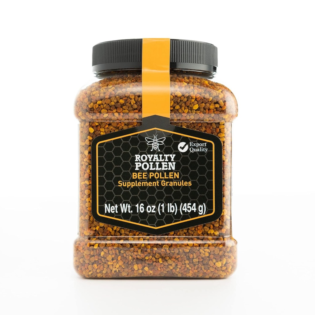 Royalty Pollen Bee Pollen Powder ← 100% Puro, Fresh Natural Raw Bee Pollen ← Superfood Empaquetado con Antioxidante, Proteína, Vitaminas