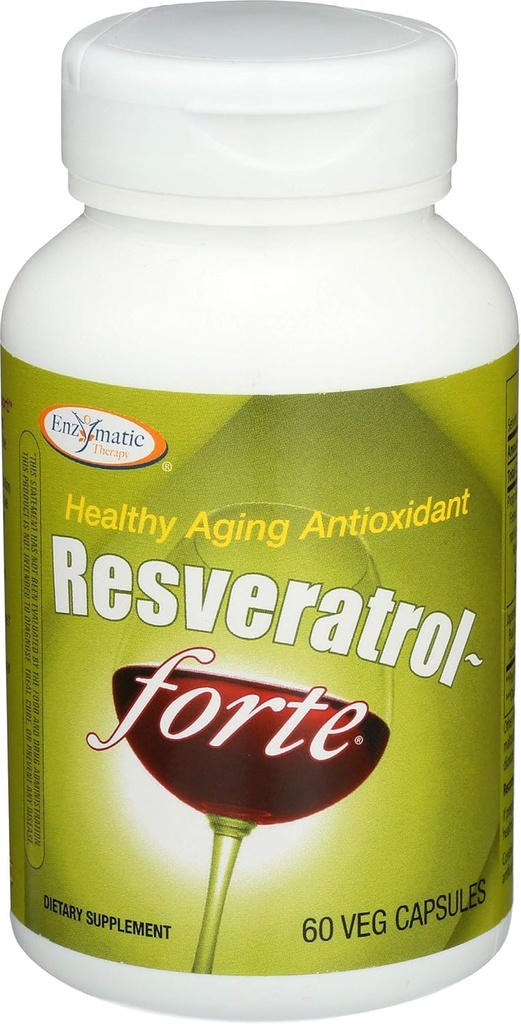 Terapia enzimática, Forte de Resveratrol, 60 Tabletas