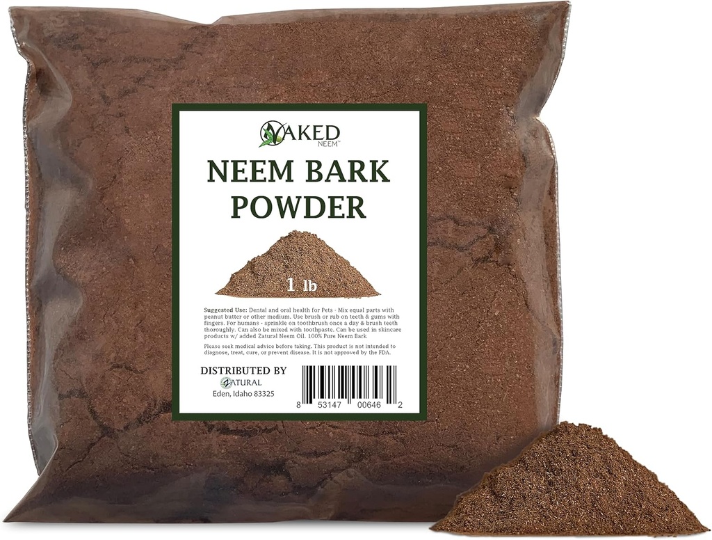 Neem Bark Dental & Digestion Support - 16oz Tooth Powder