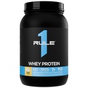 Rule 1 Proteins Whey Protein – 24g Fast-Acting Protein from All-Whey Sources with Naturally Occurring EAAs & BCAAs for Workout Recovery or Anytime Use (2 Pounds, Banana Crème)