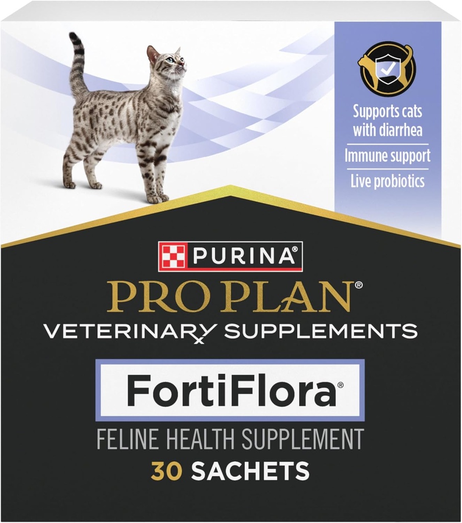 Plan Purina Pro Suplementos Veterinarios FortiFlora Probióticos para gatos con diarrea Suplementos Cat