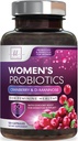 Probióticos para Mujeres Apoyo a la Salud Digestiva - 60 Billones Probiótico de Mujeres CFU, 16 Strains, para pH Balance, Soporte Vaginal con Arándano para Salud Gut, Apoyo urinario e inmunológico - 120 cápsulas