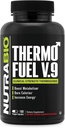 NutraBio ThermoFuel V.9 para Hombres y Mujeres- Metabolismo Booster y Appetite Suppressant-Thermogenic Fat Burner-180 cápsulas