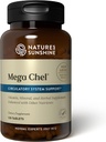 La naturaleza Sunshine Mega-Chel, 120 Tabletas, vitamina completa con potentes antioxidantes, hierbas, vitaminas, minerales y ácidos aminoácidos que apoyan el sistema circulatorio