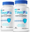 (2 Pack) Tinnifix Capsules - Advanced Hearing Support Formula, Tinnifix Pills to Maintain Healthy Hearing, All Natural Tinnifix for Complete Ear Health, Official Tinni Fix Review (120 Capsules)