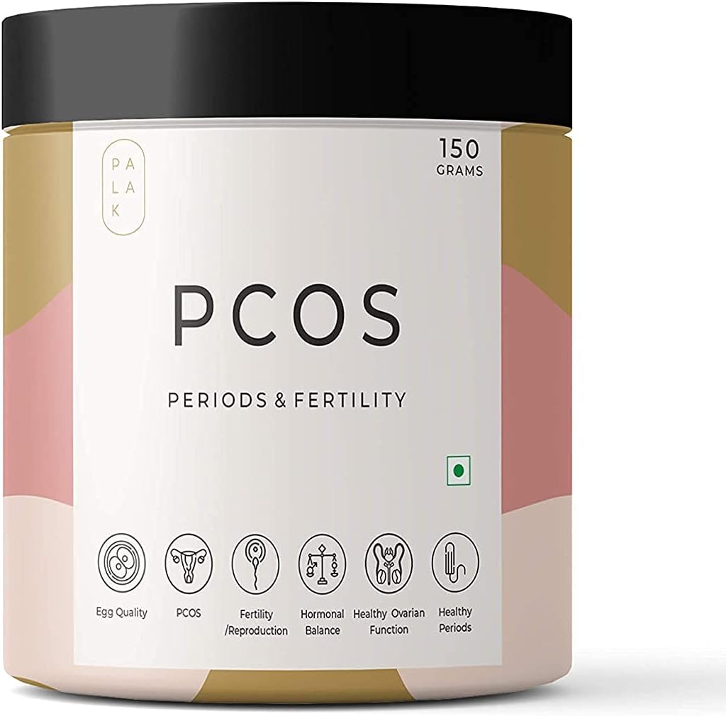 Palak Notes : PCOS/PCOD con Myo-Inositol, D Chiro Inositol, L Arginine, L Methyl Folate / 150 Grams