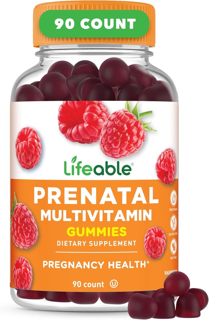 Multivitamina prenatal vital con hierro y escotilla ← Gran Tasting vitaminas prenatales para las mujeres