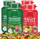 Frutas y verduras cápsulas - 100% entero Frutas naturales y verduras Suplementos - Vitaminas Suplemento Dietario Saldo Nutricional, Suplemento Alimentario Ingredientes Vitamina Blended &amp; Mineral